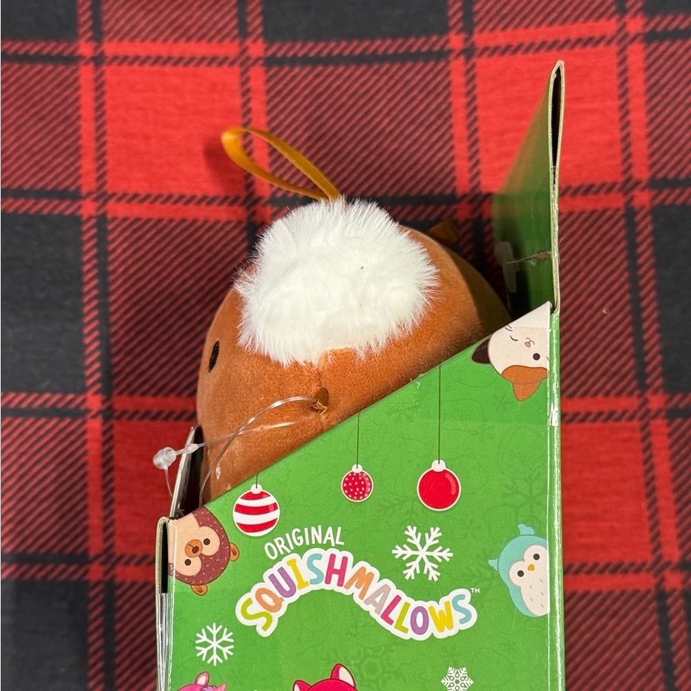 -Squishmallow Christmas Ornament Gingerbread man “Cash” BRAND NEW with Tag - Picture 4 of 8